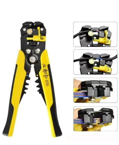 Alicate automático Decapper Crimper alicate eletricista tiras de fio Decaster de fio automático 5 em 1-